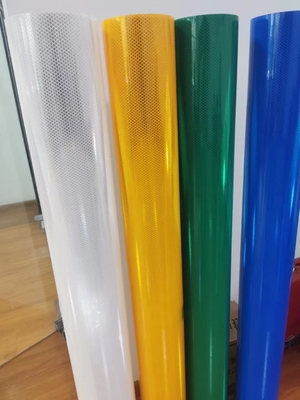 PMMA Material Class 4 High Intensity Prismatic Reflective Sheeting Vinyl Roll (HIP) For Road Signs