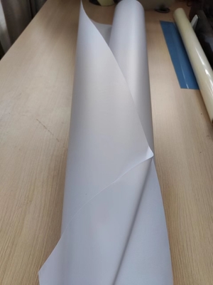 Outdoor different thickness of PVC white solvent adhesive vinyl sticker roll