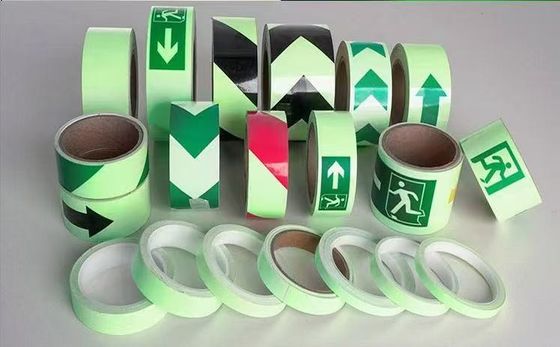 Plage de température -40 à 80 degrés Celsius Autocollants réfléchissants en vinyle avec jaune vert/vert