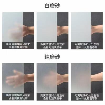 Film pour fenêtre en PVC dépoli non toxique, autocollant en verre pour la décoration de fenêtre
